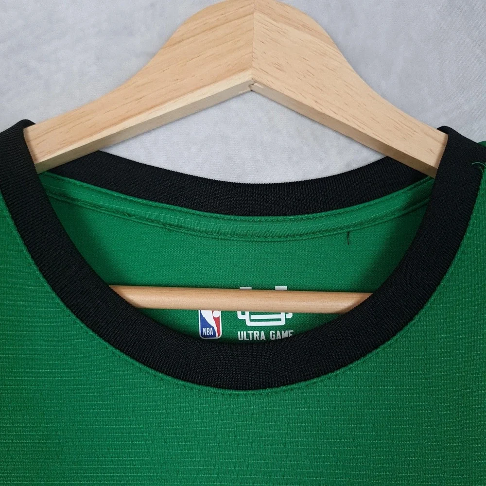 Boston Celtics Jersey Mens Small Green NBA Basketball Ultra Game Tatum 0